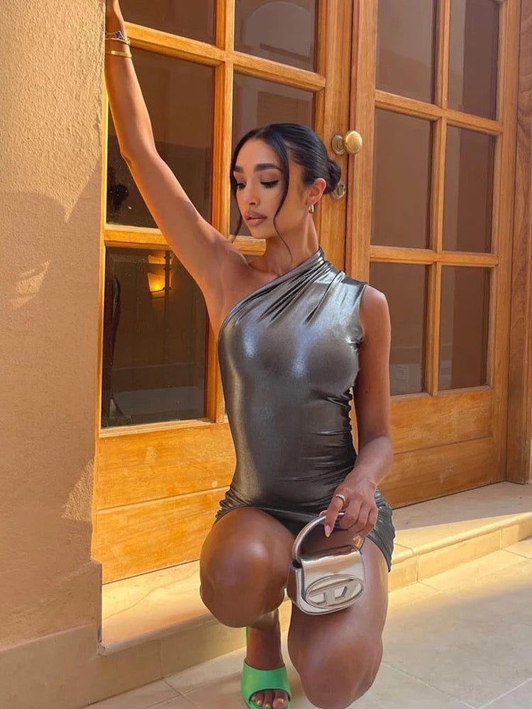 THE CHIC SILVER DRESS